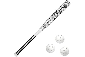 Ortiz34 Bat & Ball Set - Graffiti Plastic Bat & Ball Homerun Set- David Ortiz Backyard Baseball Set for Youth, Kids, Teenagers, Adults