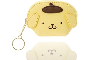 AKUTOER Kawaii Coin Purse Keychain,Cute Wallets for Teen Girls，Cartoon Wallet for Backpack Decoration (Purin)