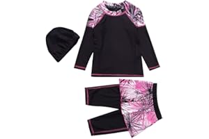 Kids Swimsuit Shorts Girls Kids Children Baby Girls Muslim Swimsuit Swimwear Two Set Outfits Bikini Girls 14