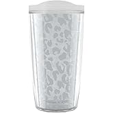 Tervis Leopard Collection Made in USA Double Walled Insulated Tumbler Travel Cup Keeps Drinks Cold & Hot, 16oz - Classic, Mist