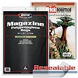 (25) BCW Polypropylene Thick Magazine Size Sleeves with Resealable Flaps - BCW-MAG-R-THICK