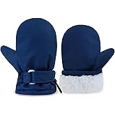 UAMOEI Toddler Snow Gloves Kids Waterproof Mittens Toddler Winter Gloves Boys Winter Baby Mittens Ski Glove Girl Mitten