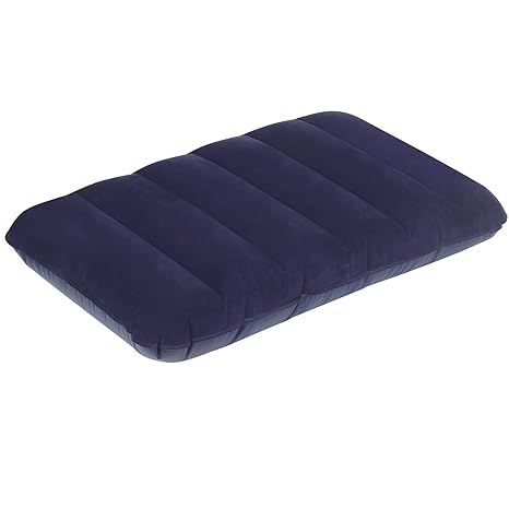 Trixes Large Navy Blue Inflatable Pillow Blow Up Cushion For