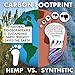 Hemptique 100% Hemp Cord Spool - 62.5 Meter Hemp String - Made with Love - No. 20 ~ 1mm Cord Thread for Jewelry Making, Macrame, Scrapbooking, DIY, & More - Black