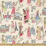 Michael Miller Springtime in Paris Multi Fabric By The Yard