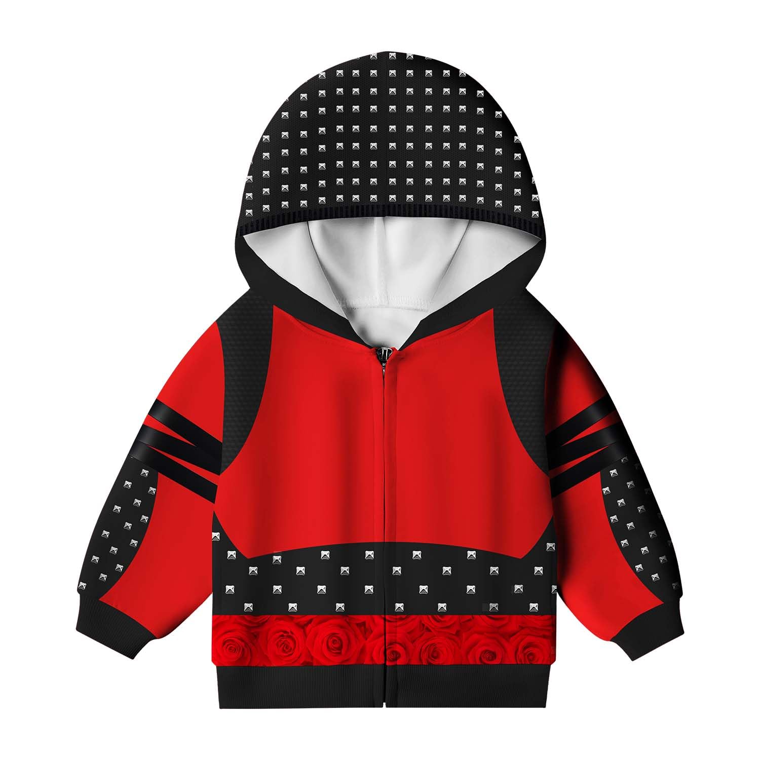 Photo 1 of Aotekids Girls Rise Red Costume Hoodies Winter Jacket Coat Long Sleeve Sweatshirt Party Playwear