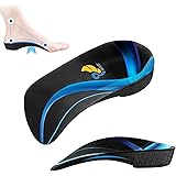 3/4 Arch Support Insoles for Women/Men,QBK Orthotics Shoe Insoles High Arch Supports Shoe Insoles for Plantar Fasciitis, Flat