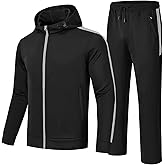 YSENTO Men's Tracksuits Outfits 2 Pieces Jogger Sets Jogging Track Sweat Suits Workout Warm Up Sweatsuit
