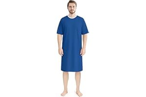 Utopia Care Men's Hospital Gown Soft and Comfortable Patient Gown