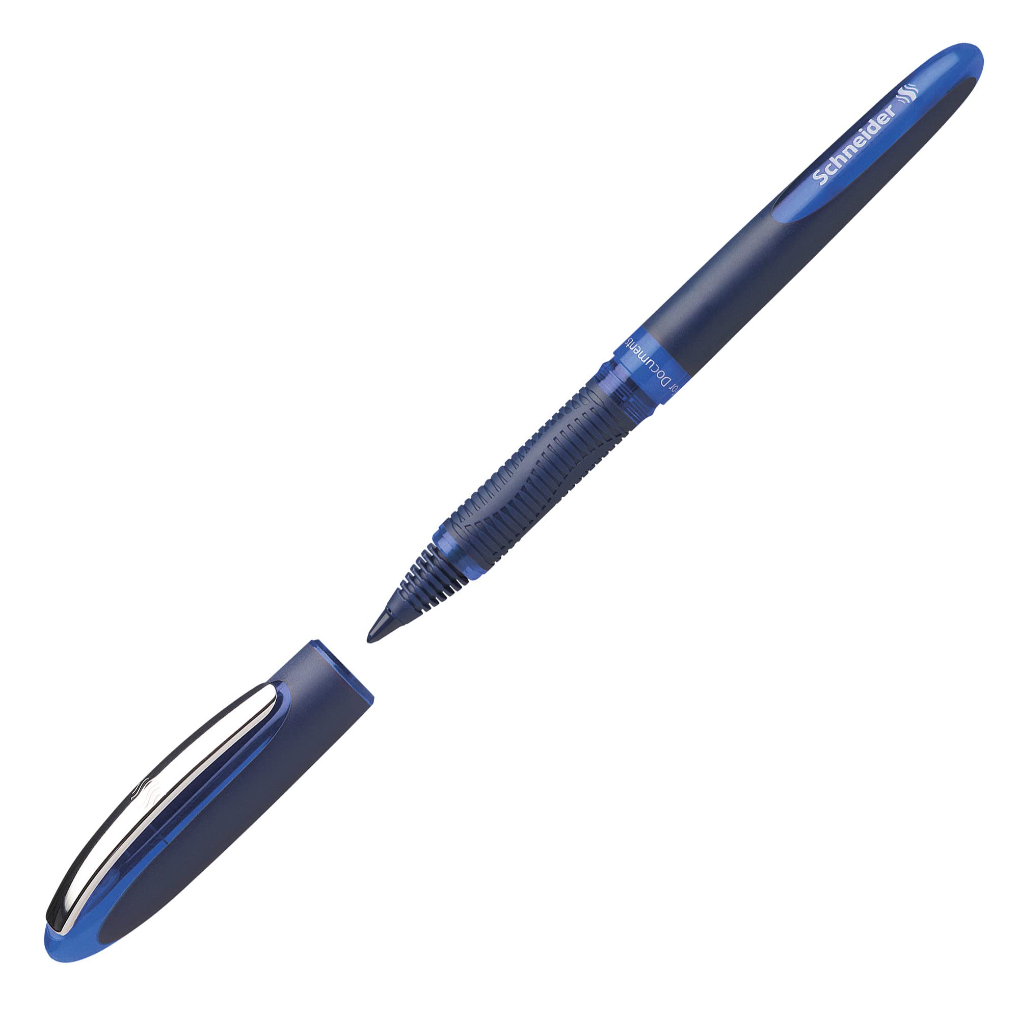 Schneider One Business Indelible Rollerball Pen 0.6mm Ultra Smooth Tip Blue