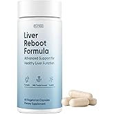 Liver Support Supplement Capsules, Milk Thistle Extract with Turmeric & Inositol, Antioxidant & Daily Wellness Support, Vegetarian Capsules, 60 Count