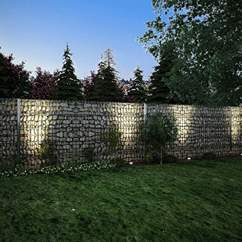 vidaXL Gabionen Doppelstabmattenzaun 2008x1030mm 8m Gittermattenzaun Gartenzaun – Bild 5