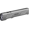 Coast Slayer 1150 Lumen USB-C Rechargeable LED Flashlight with Spot/Flood, Memory Mode and Pocket Clip, Silver