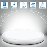 Defurhome 18W LED Ceiling Light Ø22cm IP54 White Daylight 5000K view 3