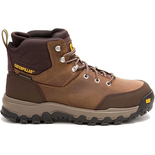 Stivaletto Uomo Caterpillar Invader Mid Vent Waterproof – Punta Composita – Antiscivolo – Nero
