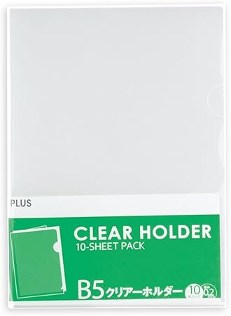 Amazon プラス クリアホルダー B5 10枚パック Fl 214ho 518 透明 0 2mm厚 文房具 オフィス用品 文房具 オフィス用品