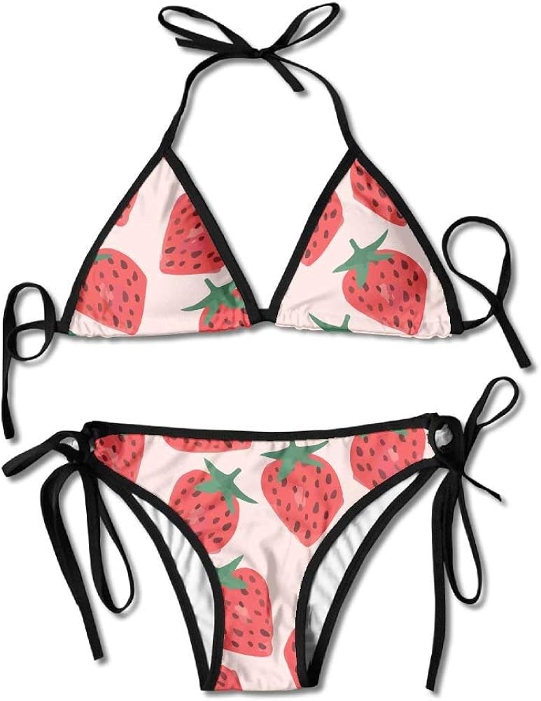 Swimsuit Strawberry Women Swimwear Funny Bathing Suits Fashion with