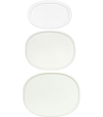 CorningWare A-2-PC White Plastic Lid – Fits 2 Qt And 3 Qt Casseroles, Storage Cover, 10.5 X 8.8 X 0.5 Inches