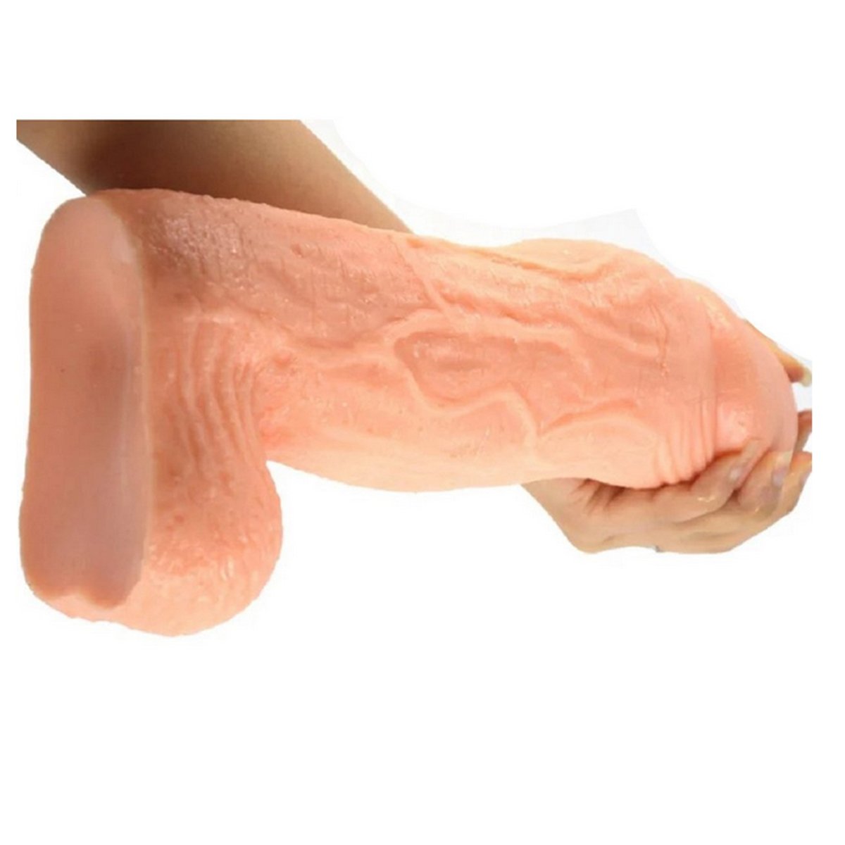 Go-de en silicone surdimensionné réaliste, 10.9inch Cock pénis surdimensionné Sans testicules pour maximiser le 8,5 pouces insérable