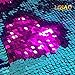 New Sell Turquoise Fuchsia-Reversible Sequin Fabric by The Yard Iridescent Fuchsia Flip Up Large Sequin Fabric Sparkly for Sewing Clothing DIY-Half of Yard