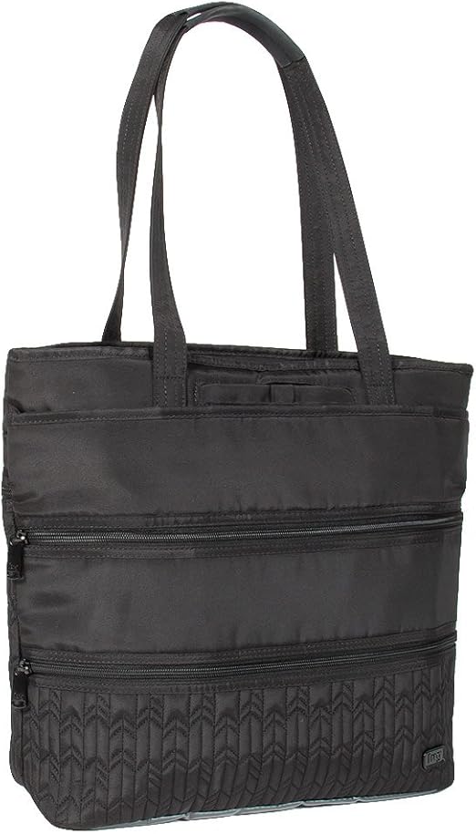 Lug Women's Taxi Everyday Travel Tote, Brushed Black, One Size Amazon