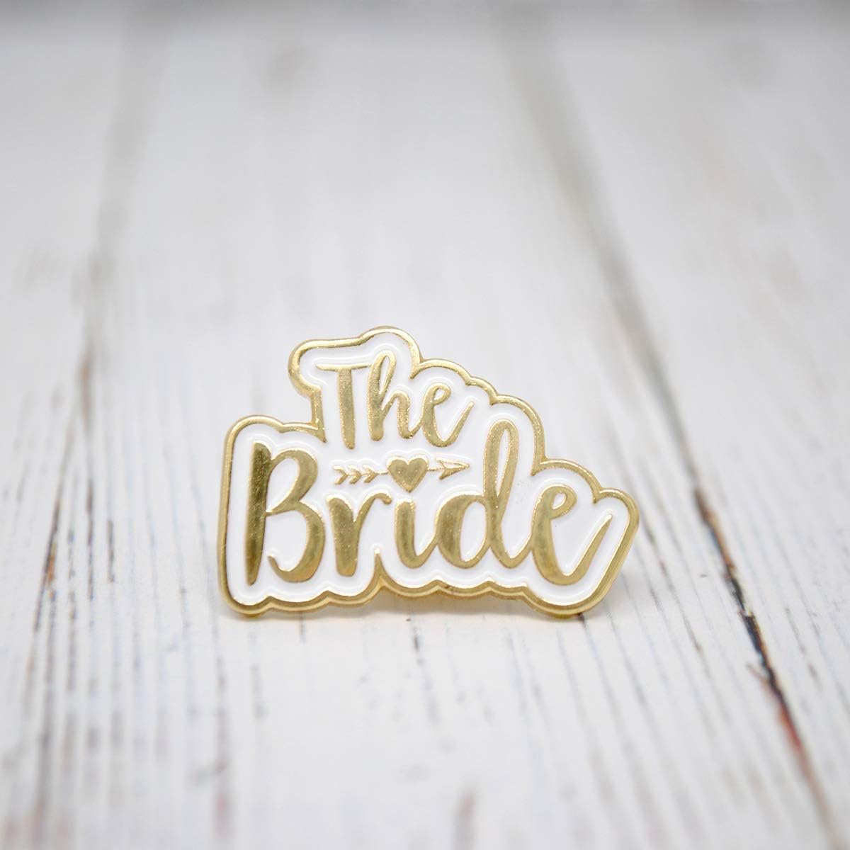The Bride Hen Party Badge, Bride Wedding Day Enamel Pin Lapel Badge, bride to be accessories, hen do accessories