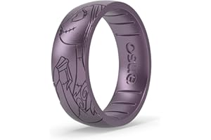 Enso Rings The Nightmare Before Christmas Collection - Comfortable Silicone Rings - Sally Forever & Always - 5