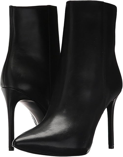 michael kors black leather booties