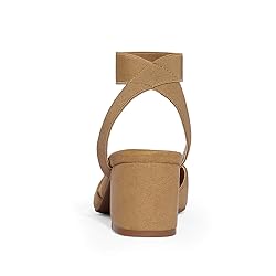 DREAM PAIRS Womens Low Block Chunky Heel Ankle