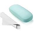 Marvolia Glasses Case Hard Shell - PU Leather Eyeglass Case Eyeglasses Case for Sunglasses Eye Glasses Case