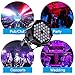 Stage Lights 36 LED, U`King Par Lights Indoor for Party Disco Wedding With 2 Remote and Sound Activated RGB Party Lights (1 Pack)