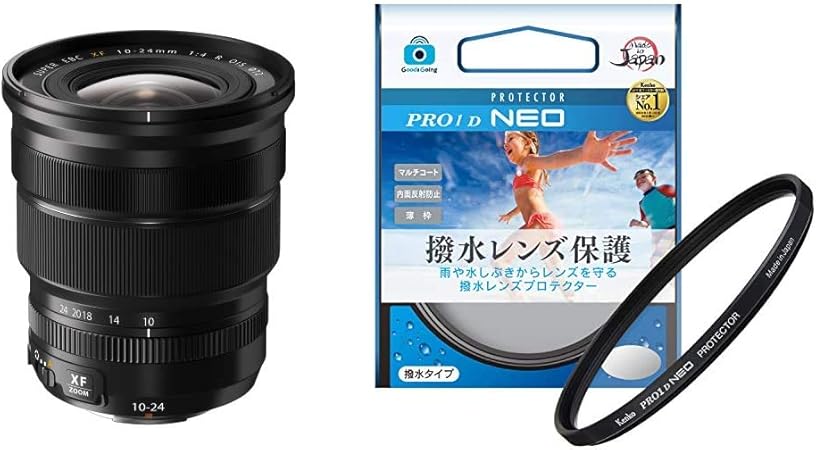 Amazon Co Jp Fujifilm 超広角ズームレンズ Xf10 24mmf4 R Ois Amazon限定ブランド Kenko 72mm 撥水レンズフィルター Pro1d プロテクター Neo レンズ保護用 撥水 防汚コーティング 薄枠 日本製 カメラ