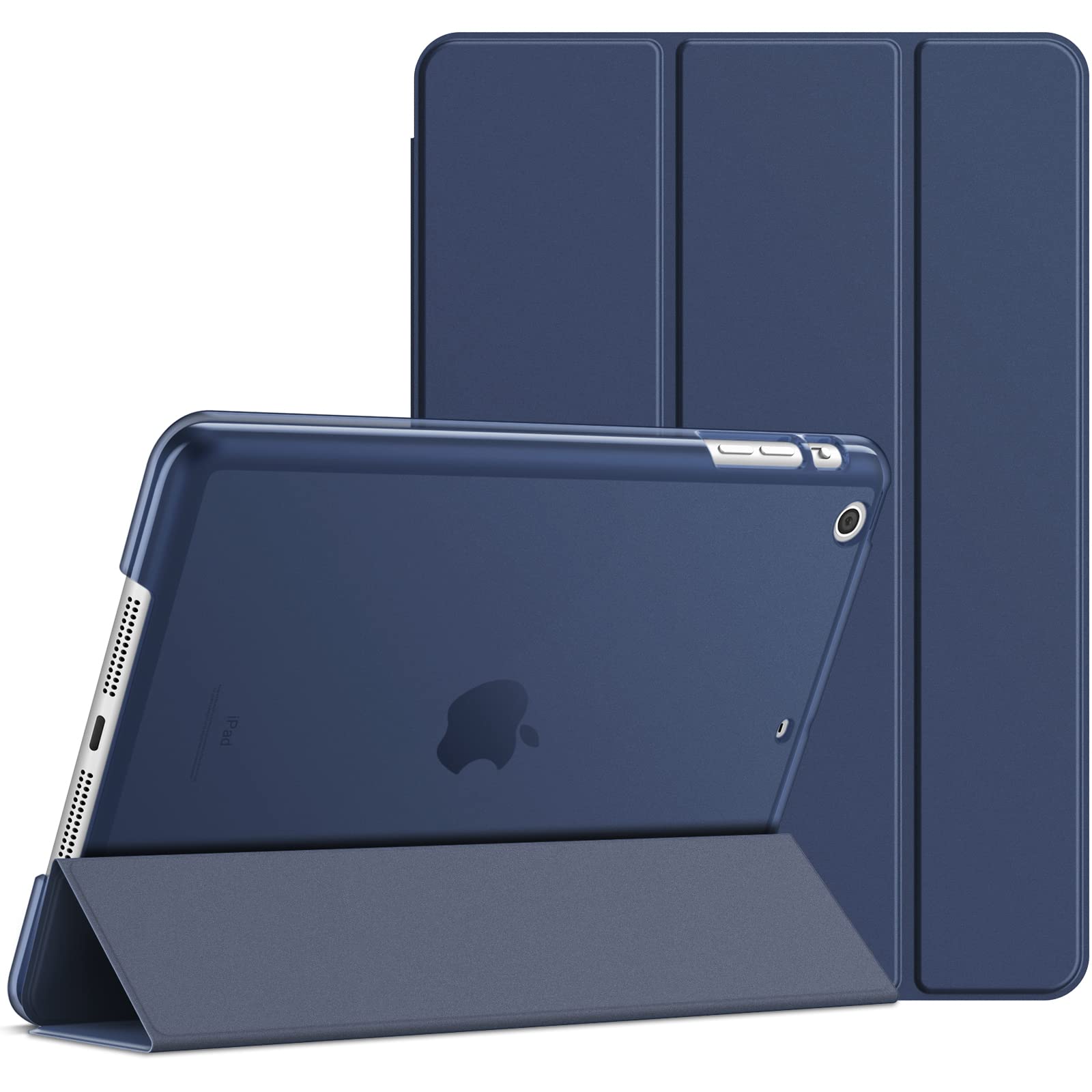 JETech Case for iPad Mini 1 2 3 (Not for iPad Mini 4), Smart Cover Auto Wake/Sleep (Navy)