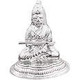 Om Pooja Shop Annapurna MATA Pure Silver Idol (2 inches) & 25 Grams 925 Sterling Silver Murti for Worship