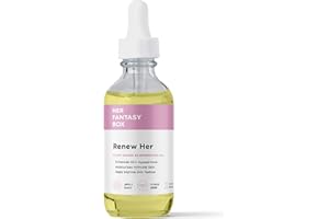 Her Fantasy Box Renew Her | Natural Rejuvenating Yoni Oil for Dark Spots, Ingrown Hair, and Skin Brightening - Nourishing, Moisturizing Formula for All Skin Types