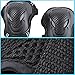 Leadpo Adult / Child Black Blue Color Knee Pads Elbow Pads Wrist Guards 3 In 1 Protective Gear Set For Multi Sports Outdoor Activities Mountain Bike Elbow Pads
