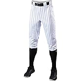 EvoShield Youth Salute Baseball Uniform Pants - Open Bottom and Knicker Style - Pinstripe and Solid