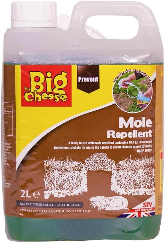 The Big Cheese Mole Repellent 2L RTU Sprayer – Ready-to-Use Outdoor Treatment