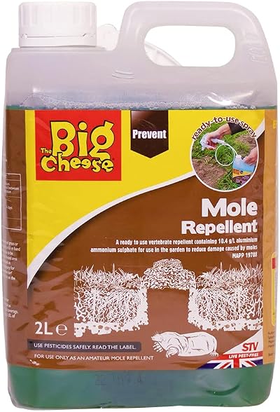 The Big Cheese Mole Repellent 2L RTU Sprayer – Ready-to-Use Outdoor Treatment