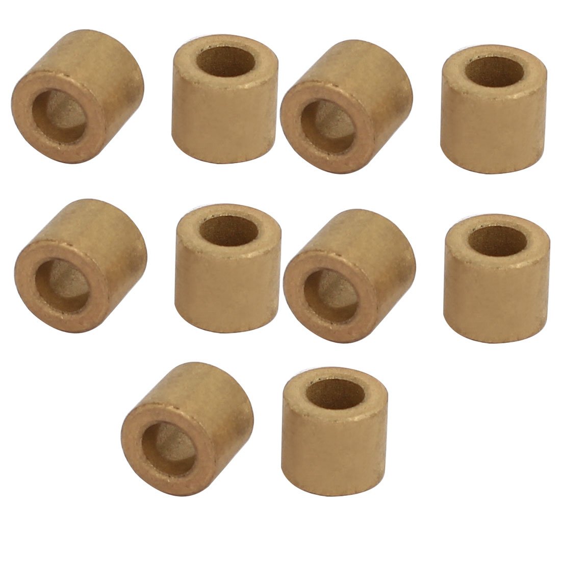 sourcingmap 5mm x 9mm x 8mm Self-lubricating Bushing Sleeve Brass Bearings 10PCS