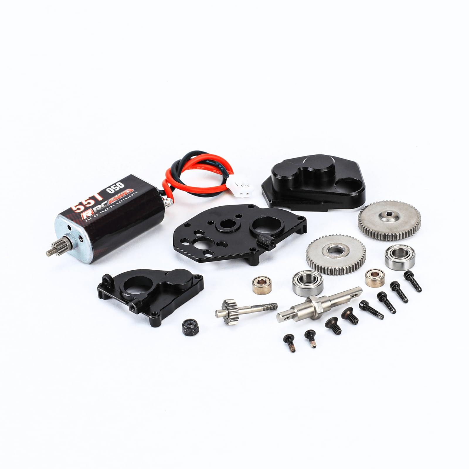 RCAWD-Moteur 34T 370 + 16T, vitesse d'engrenage 7.2V 27000 pliable pour Axial 1/24 SCX24 Asklers, pièces pour pizzeria  26