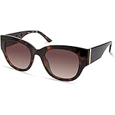 GUESS womens Trendy Peony Pattern Accent Butterfly Sunglasses Butterfly Sunglasses