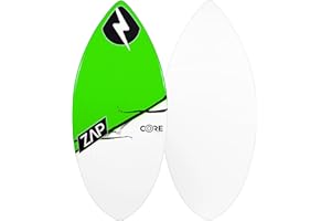 ZAP SKIM’ERS ZAP Core V2 Skimboard, Entry Level Lightweight Design, Made in The USA