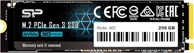 Silicon Power PCIe Gen3x4 NVMe SSD 256GB M.2 2280 Internal 2100MB/s Read