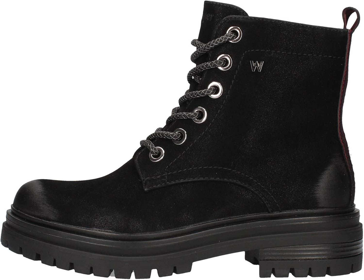 Wrangler Courtney Womens Black Lace Up Ankle Boot Amazon.co.uk Shoes