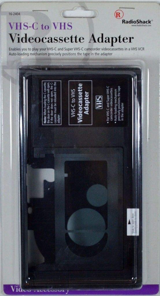Buy RadioShack VHSC/Super VHSC to VHS Adapter 162404 Online at