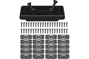 NyVoozy 20pcs Mounting System, Mounting Feet for Milwaukee Packout System (Black)