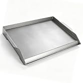 23" x 16" Large Grill Griddle Insert for Outdoor Grill Pre-seasoned Nonstick Cast Iron Stove Top Griddle for Weber Blackstone Charbroil Nexgrill and More Gas/Charcoal/Stove Top Grill &amp; Griddle
