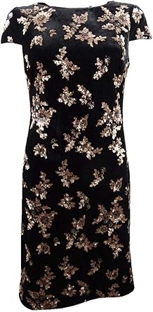 calvin klein black cocktail dress