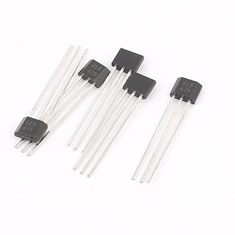 sourcing map Sourcingmap® 5 pcs SS41F 4,5-24v 3 terminales del ...